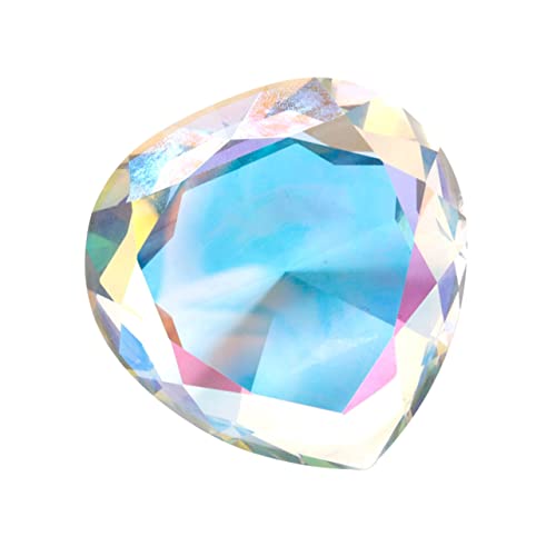 SAFIGLE 1 Stück Hand hält Pfirsichherzdekoration Diamant Nagel Maniküre-Foto-Requisite Edelsteine wohnungsdeko bastelzeug Maniküre-Display- herzförmiges Modell schmücken Kristall K5 von SAFIGLE