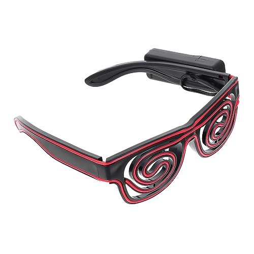 SAFIGLE 1 Stück Leuchtende Gläser Rave-accessoires Partybrille Trendy Kühle Brille Blinkende Sonnenbrille -spiralbrille Rave-brille Für Die Party Leuchtende Brille Szene Cool Rosa Sport SAFIGLE 1 Stück Leuchtende Gläser Rave-accessoires Partybrille Trendy Kühle Brille Blinkende Sonnenbrille -spiralbrille Rave-brille Für Die Party Leuchtende Brille Szene Cool Rosa Sport von SAFIGLE