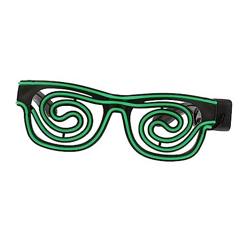SAFIGLE 1 Stück leuchtende Gläser Party -Requisiten Rave-Brille glühen Brille beleuchten einzigartige Brillen interessante Leuchtgläser geführte Brillen Party-Bar-Brille Sport Grün SAFIGLE 1 Stück leuchtende Gläser Party -Requisiten Rave-Brille glühen Brille beleuchten einzigartige Brillen interessante Leuchtgläser geführte Brillen Party-Bar-Brille Sport Grün von SAFIGLE