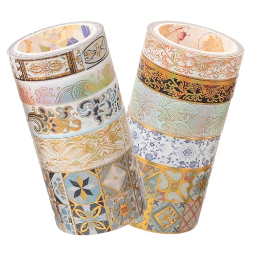 SAFIGLE 10 Rollen Washi Tape Art Craft Masking Tapes aus Hochwertigem Washi material Dekorative DIY Klebebänder für Scrapbook Planer Tagebuch Sticker und Geschenkverpackung SAFIGLE 10 Rollen Washi Tape Art Craft Masking Tapes aus Hochwertigem Washi material Dekorative DIY Klebebänder für Scrapbook Planer Tagebuch Sticker und Geschenkverpackung von SAFIGLE