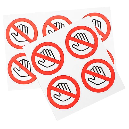 SAFIGLE 10 Stück Runde Warnaufkleber Bitte nicht Berühren aus Selbstklebendem Vinyl Auffällige Sicherheitsetiketten für Maschinen und Gefährliche Geräte Widerstandsfähig und Langlebig SAFIGLE 10 Stück Runde Warnaufkleber Bitte nicht Berühren aus Selbstklebendem Vinyl Auffällige Sicherheitsetiketten für Maschinen und Gefährliche Geräte Widerstandsfähig und Langlebig von SAFIGLE
