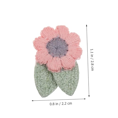 SAFIGLE 10 Stück Teiliges Bestickte Blumen Patches zum Aufbügeln Dekorative Applikationen mit Blättern Vielseitig für DIY Kleidung T shirts Jeans Mützen und Taschen Leichte Textilflicken von SAFIGLE