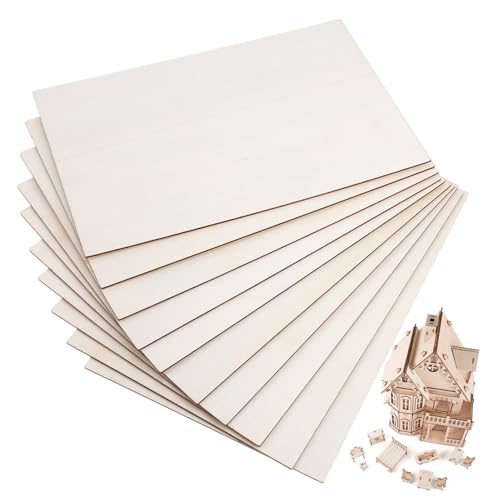 SAFIGLE 10 Stück Teiliges Blanko Holzplatten Unbehandelte Holzscheiben für DIY Basteln Malen Gravieren Vielseitige Holzplatten für Kreative Handwerkskunst SAFIGLE 10 Stück Teiliges Blanko Holzplatten Unbehandelte Holzscheiben für DIY Basteln Malen Gravieren Vielseitige Holzplatten für Kreative Handwerkskunst von SAFIGLE