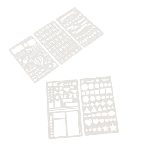 SAFIGLE 10 Stück Teiliges DIY Schablonen für Malerei Hohl Geschnittene Mandala Blumenmuster Wiederverwendbare Langlebige Kunststoffvorlagen für Kreative Bastel Dekorationsprojekte von SAFIGLE
