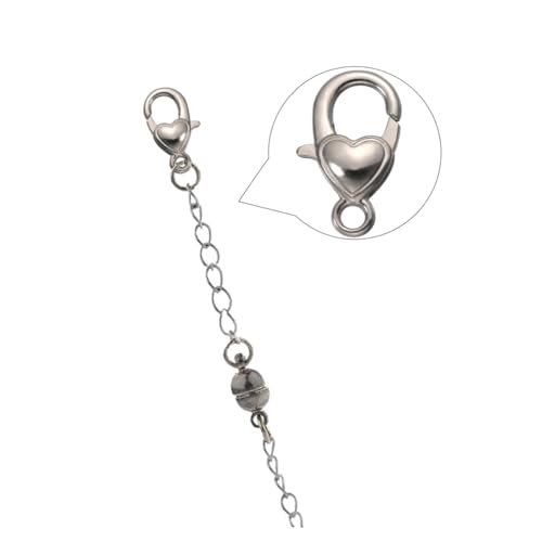 SAFIGLE 10 Stück Teiliges Herzform lobster verschluss Legiertem Silberfarbene Schmuckverschluss charms für DIY Schlüsselanhänger Taschen Schmuckherstellung Langlebige Bastelaccessoires SAFIGLE 10 Stück Teiliges Herzform lobster verschluss Legiertem Silberfarbene Schmuckverschluss charms für DIY Schlüsselanhänger Taschen Schmuckherstellung Langlebige Bastelaccessoires von SAFIGLE