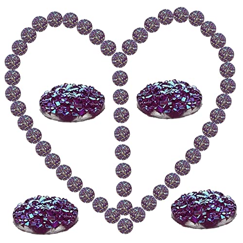SAFIGLE 100 Stück Flatboden -Diamantschmuck Verzierungen Strass Zubehör Strassaufkleber Strassverzierungen für Bastelarbeiten Knopf mit Strassverzierungen Harz Violett SAFIGLE 100 Stück Flatboden -Diamantschmuck Verzierungen Strass Zubehör Strassaufkleber Strassverzierungen für Bastelarbeiten Knopf mit Strassverzierungen Harz Violett von SAFIGLE