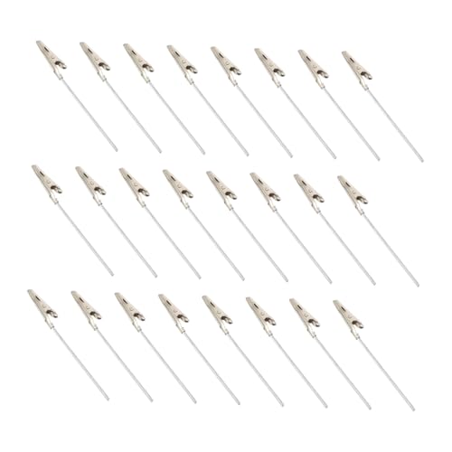 SAFIGLE 100 Stück Metall Alligator Clips Krokodil Klemmen Draht Notizhalter für DIY Karten Visitenkartenhalter Langlebig Rostfrei Vielseitig Einsetzbar SAFIGLE 100 Stück Metall Alligator Clips Krokodil Klemmen Draht Notizhalter für DIY Karten Visitenkartenhalter Langlebig Rostfrei Vielseitig Einsetzbar von SAFIGLE