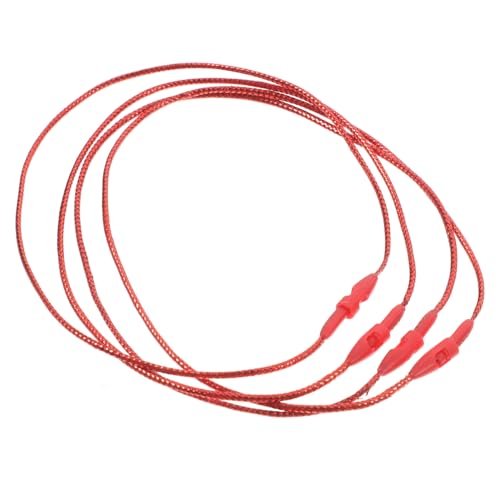 SAFIGLE 100 Stück Rote Pack Schnellverschluss Weihnachtskugel Aufhänger mit Druckknopf Vorgeschnittene Ornament Haken für Weihnachtsbaum Vielseitig Verwendbar für Anhänger Etiketten und SAFIGLE 100 Stück Rote Pack Schnellverschluss Weihnachtskugel Aufhänger mit Druckknopf Vorgeschnittene Ornament Haken für Weihnachtsbaum Vielseitig Verwendbar für Anhänger Etiketten und von SAFIGLE