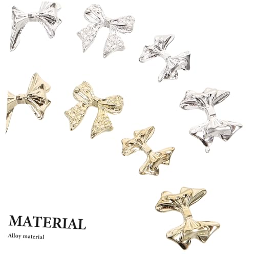 SAFIGLE 100 Stück Schleifen Nagel Schmuck aus Langlebiger Legierung Glänzende Flache Rückseite Stilvolle DIY Nagelkunst Zubehör für Frauen Mädchen Niedliche Nagelverzierung für Acrylnägel SAFIGLE 100 Stück Schleifen Nagel Schmuck aus Langlebiger Legierung Glänzende Flache Rückseite Stilvolle DIY Nagelkunst Zubehör für Frauen Mädchen Niedliche Nagelverzierung für Acrylnägel von SAFIGLE