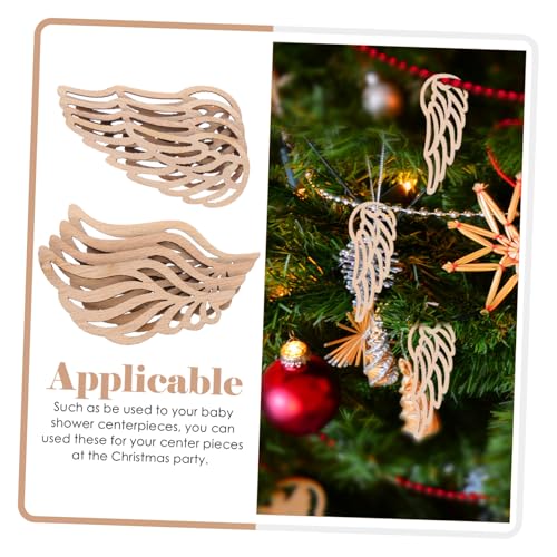 SAFIGLE 100 Stück Teiliges Holzflügel Engelsflügel Holzscheiben für DIY Basteln Naturbelassene Leichte Holzchips zum Bemalen Verzieren und Kreativen Handarbeiten für Erwachsene SAFIGLE 100 Stück Teiliges Holzflügel Engelsflügel Holzscheiben für DIY Basteln Naturbelassene Leichte Holzchips zum Bemalen Verzieren und Kreativen Handarbeiten für Erwachsene von SAFIGLE