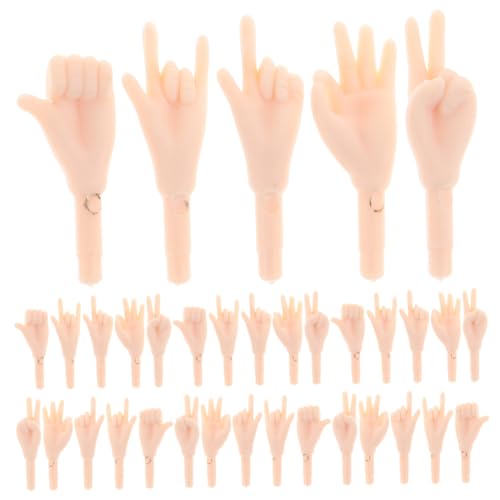 SAFIGLE 100 Stück Teiliges Pvc puppenhandgelenke für Miniaturpuppen DIY Vielseitig Beweglich Langlebig Geeignet für Puppenbau und Bastelprojekte SAFIGLE 100 Stück Teiliges Pvc puppenhandgelenke für Miniaturpuppen DIY Vielseitig Beweglich Langlebig Geeignet für Puppenbau und Bastelprojekte von SAFIGLE