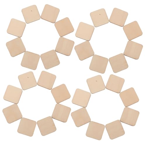 SAFIGLE 100 Stück Teiliges Quadratische Holzplatten aus Pappelholz Blanke Bastelholzteile für DIY Malen Bohrbar für Hängende Dekoration Vielseitig Verwendbare Holzblanks für Kreative SAFIGLE 100 Stück Teiliges Quadratische Holzplatten aus Pappelholz Blanke Bastelholzteile für DIY Malen Bohrbar für Hängende Dekoration Vielseitig Verwendbare Holzblanks für Kreative von SAFIGLE