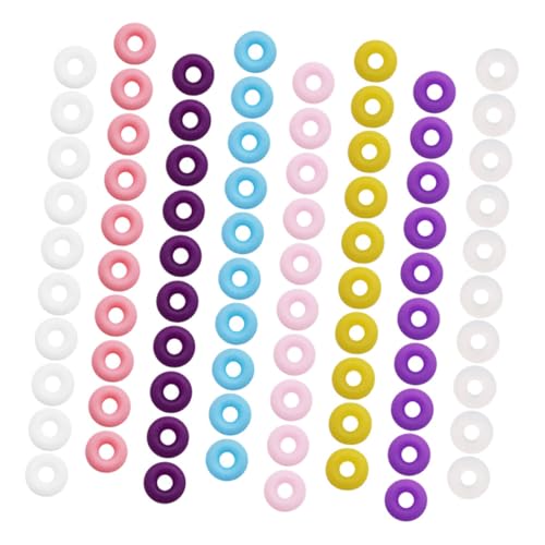 SAFIGLE 100 Stück Teiliges Silikonring Stopper Schmuckherstellung Zubehör DIY Perlen für Ohrringe Armbänder Halsketten Basteln Mixfarben Langlebige Stopperperlen SAFIGLE 100 Stück Teiliges Silikonring Stopper Schmuckherstellung Zubehör DIY Perlen für Ohrringe Armbänder Halsketten Basteln Mixfarben Langlebige Stopperperlen von SAFIGLE
