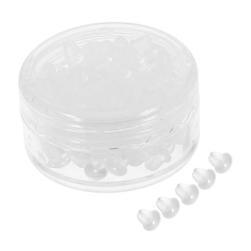 SAFIGLE 100 Stück Transparente Silikon Ohrringstopper Weiche Ohrstecker Verschlüsse Sicherer Halt für Durchbohrte Ohrringe Komfortabel Langlebig Ersatz Ohrschmuck Zubehör SAFIGLE 100 Stück Transparente Silikon Ohrringstopper Weiche Ohrstecker Verschlüsse Sicherer Halt für Durchbohrte Ohrringe Komfortabel Langlebig Ersatz Ohrschmuck Zubehör von SAFIGLE