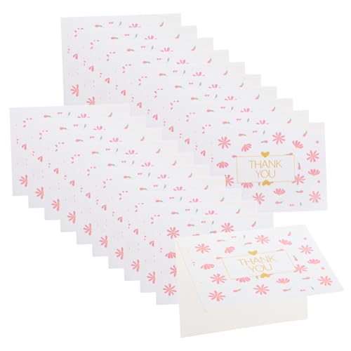 SAFIGLE 100 Stücke Grußkarte Sie Danke Karten Tag Geburtstag Hochzeit Karte Hochzeit Liefert Papier SAFIGLE 100 Stücke Grußkarte Sie Danke Karten Tag Geburtstag Hochzeit Karte Hochzeit Liefert Papier von SAFIGLE