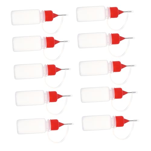 SAFIGLE 10Stücke Präzisionsspitze Quetschflaschen Nachfüllbare Nadelflaschen für Flüssigkleber Acrylfarben und Mehr für Präzises Auftragen und Bastelprojekte SAFIGLE 10Stücke Präzisionsspitze Quetschflaschen Nachfüllbare Nadelflaschen für Flüssigkleber Acrylfarben und Mehr für Präzises Auftragen und Bastelprojekte von SAFIGLE