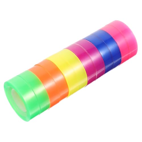 SAFIGLE 12 Rollen Bunte Transparente Klebebänder DIY Scrapbook Bastelband für Schüler Selbstklebend Leicht Abreißbar für Alben Sticker Geschenkverpackung und Dekoration SAFIGLE 12 Rollen Bunte Transparente Klebebänder DIY Scrapbook Bastelband für Schüler Selbstklebend Leicht Abreißbar für Alben Sticker Geschenkverpackung und Dekoration von SAFIGLE