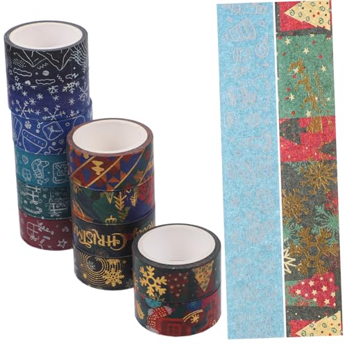 SAFIGLE 12 Rollen Washi Tape Gold und Silber Selbstklebendes Dekoratives Klebeband pro für DIY Basteln Geschenkverpackung und Partybedarf Reißfest Rückstandsfrei Entfernbar SAFIGLE 12 Rollen Washi Tape Gold und Silber Selbstklebendes Dekoratives Klebeband pro für DIY Basteln Geschenkverpackung und Partybedarf Reißfest Rückstandsfrei Entfernbar von SAFIGLE