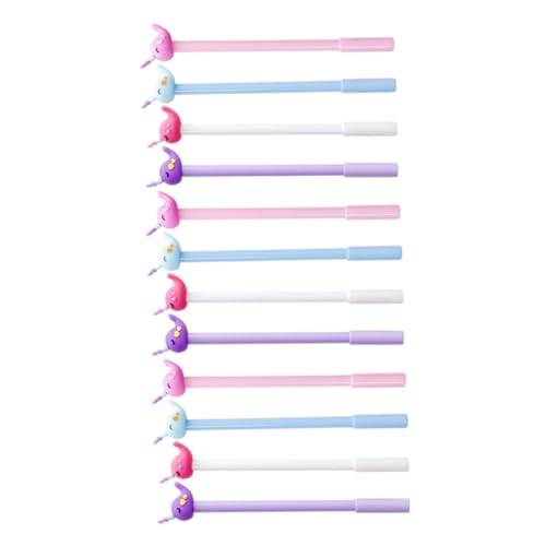 SAFIGLE 12 Stück Teiliges Cartoon Gelstifte für Schüler Kunststoff Kugelschreiber mit Ergonomischem Griff Glattes Schreiben Buntes Design in Violett Blau Weiß für Schule und Büro SAFIGLE 12 Stück Teiliges Cartoon Gelstifte für Schüler Kunststoff Kugelschreiber mit Ergonomischem Griff Glattes Schreiben Buntes Design in Violett Blau Weiß für Schule und Büro von SAFIGLE