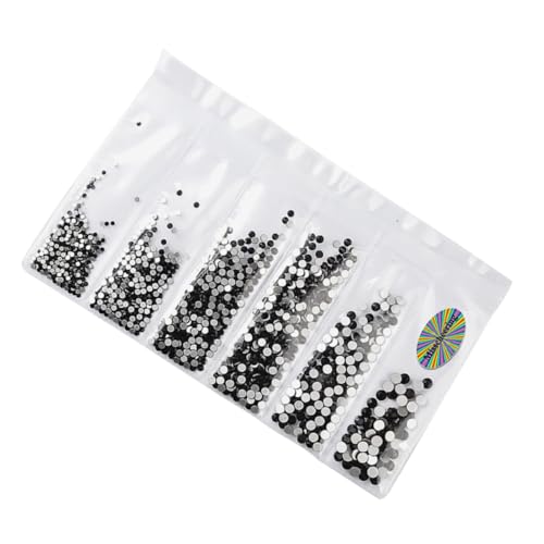 SAFIGLE 1364Stücke Nail Art Strasssteine Schwarze Glitzersteine für Maniküre Zubehör für DIY Nageldesigns und Nail Art Enthusiasten SAFIGLE 1364Stücke Nail Art Strasssteine Schwarze Glitzersteine für Maniküre Zubehör für DIY Nageldesigns und Nail Art Enthusiasten von SAFIGLE