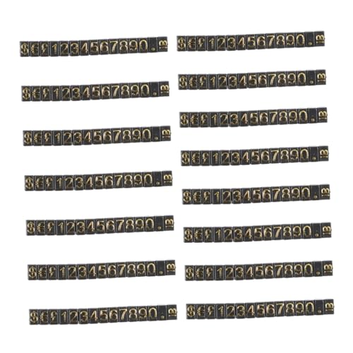 SAFIGLE 15 Saiten Teiliges Metall preisschilder Würfel mit Zahlen für Schmuckpreis Verstellbar Glatte Oberfläche Abgerundete Kanten Vielseitig Einsetzbar für Einzelhandel und SAFIGLE 15 Saiten Teiliges Metall preisschilder Würfel mit Zahlen für Schmuckpreis Verstellbar Glatte Oberfläche Abgerundete Kanten Vielseitig Einsetzbar für Einzelhandel und von SAFIGLE