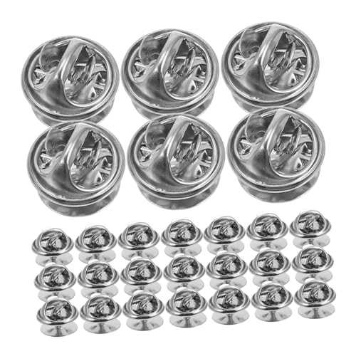 SAFIGLE 150 Sätze Teiliges Metall Pin Keepers Schmetterlings kupplung Broschenrückseiten für Schmuckherstellung DIY Bastelbedarf Langlebig Sicher Stabil SAFIGLE 150 Sätze Teiliges Metall Pin Keepers Schmetterlings kupplung Broschenrückseiten für Schmuckherstellung DIY Bastelbedarf Langlebig Sicher Stabil von SAFIGLE