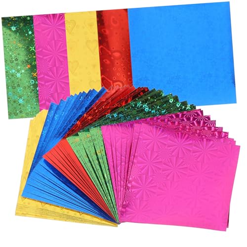 SAFIGLE 150 Stück Teiliges Origami Papier Farbiges Bastelpapier für Doppelseitig Glänzend für DIY Kunsthandwerk Origami Falten Scrapbooking Papierbasteln und Geschenkdekoration von SAFIGLE