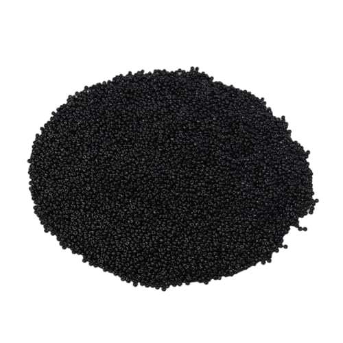 SAFIGLE 15000 Stück Schwarze Glasperlen zum Auffädeln für DIY Schmuckherstellung für Armbänder Halsketten Kreative Bastelprojekte Vielseitig Verwendbar Kinderfreundlich von SAFIGLE