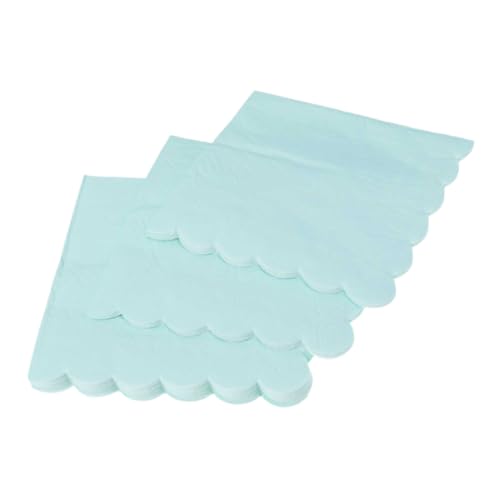 SAFIGLE 16 Stück dekorative Papierservietten neuartige Servietten Wellenservietten Partei Seidenpapier Servietten Gästeservietten Gewebe Festival-Servietten Party-Papierservietten von SAFIGLE