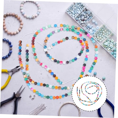SAFIGLE 180 Stück Agate Rundperlen Naturstein Perlen zum Auffädeln für Schmuckherstellung DIY Bastelperlen Armbänder Zubehör mit Glatter Oberfläche und Lebendiger Farbmischung SAFIGLE 180 Stück Agate Rundperlen Naturstein Perlen zum Auffädeln für Schmuckherstellung DIY Bastelperlen Armbänder Zubehör mit Glatter Oberfläche und Lebendiger Farbmischung von SAFIGLE