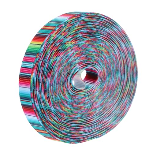 SAFIGLE 1Rolle Cinco De Mayo Geschenkband Mexikanisches Dekoband für DIY Handwerke Yards Vielseitig Einsetzbar für und Partys Festliches Design mit Mexikanischen von SAFIGLE