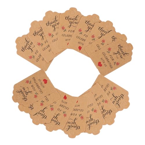 SAFIGLE 1Satz Geschenkverpackung Tags Hängende Etiketten Für Hochzeiten Umweltfreundliches Stilvolles Design Für Gastgeschenke von SAFIGLE