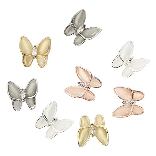 SAFIGLE 1Satz Schmetterlingsnagel Edelsteine Teiliges Selbstklebende Opal Charms Roségold Für DIY Maniküre Und Nageldekor SAFIGLE 1Satz Schmetterlingsnagel Edelsteine Teiliges Selbstklebende Opal Charms Roségold Für DIY Maniküre Und Nageldekor von SAFIGLE