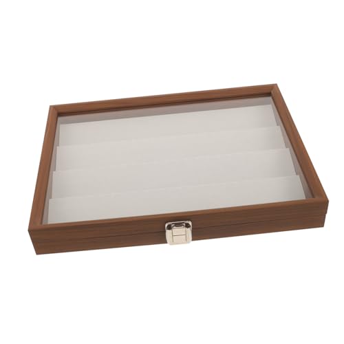 SAFIGLE 1Stück Holzschmuckaufbewahrungsbox für Ringe Ohrringe und Praktische Schmuckschatulle Holz Langlebig und Vielseitig Einsetzbar für Zuhause SAFIGLE 1Stück Holzschmuckaufbewahrungsbox für Ringe Ohrringe und Praktische Schmuckschatulle Holz Langlebig und Vielseitig Einsetzbar für Zuhause von SAFIGLE