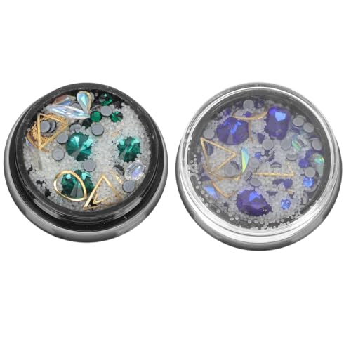 SAFIGLE 2 Boxen Boxen Dekorationen Wasserfeste Nail Art Schmuck Mehrreihige Glänzende Nail DIY Accessoires für Nagelgestaltung SAFIGLE 2 Boxen Boxen Dekorationen Wasserfeste Nail Art Schmuck Mehrreihige Glänzende Nail DIY Accessoires für Nagelgestaltung von SAFIGLE