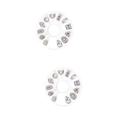 SAFIGLE 2 Packungen Alloy Nail Art Dekoration Maniküre Zubehör Nägel Patches und Rivets für Designs für Natürliche und Künstliche Nägel Diy Nagelkunst Accessoires SAFIGLE 2 Packungen Alloy Nail Art Dekoration Maniküre Zubehör Nägel Patches und Rivets für Designs für Natürliche und Künstliche Nägel Diy Nagelkunst Accessoires von SAFIGLE