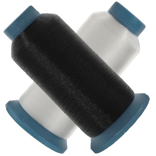 SAFIGLE 2 Rollen Nylon Nähgarn Starkes Elastisches Nähmaschinen Garn für Haare Kleidung Heimwerkerprojekte Transparent und Schwarz für Hand Maschinenutzung SAFIGLE 2 Rollen Nylon Nähgarn Starkes Elastisches Nähmaschinen Garn für Haare Kleidung Heimwerkerprojekte Transparent und Schwarz für Hand Maschinenutzung von SAFIGLE