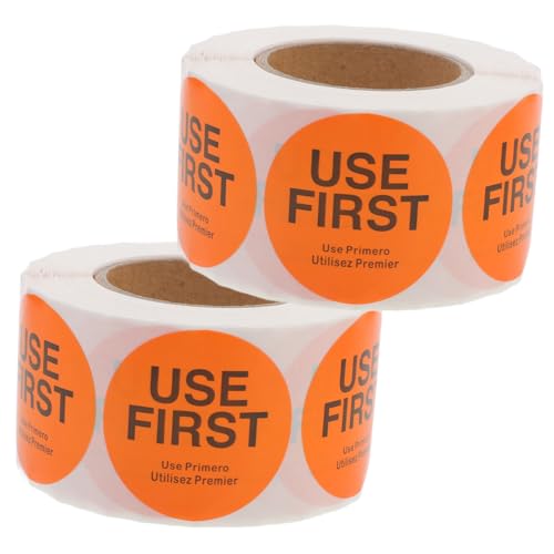 SAFIGLE 2 Rollen Use First Aufkleber Lebensmittel etiketten Selbstklebende Vorratskontrolle Labels pro Robuste Klare Schrift für Restaurant und Küchenlager SAFIGLE 2 Rollen Use First Aufkleber Lebensmittel etiketten Selbstklebende Vorratskontrolle Labels pro Robuste Klare Schrift für Restaurant und Küchenlager von SAFIGLE