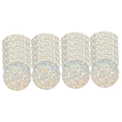 SAFIGLE 2 Sätze Flachrückseiten Strasssteine Aus Harz Für Diy Schmuck Und Bastelprojekte Kristallverzierungen Zur Individuellen Gestaltung Von Kleidung Taschen Und Mehr 100 Stück * 2 von SAFIGLE