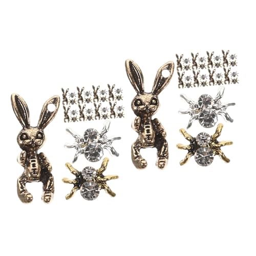 SAFIGLE 2 Sätze Nagel Diamant Schmuck Nagel Zubehör Charms Nagel Charm Dark Creepy Spider Nagel Spinne 3D Nagel Kunst Dekorationen Maniküre Dekoration DIY Nagel Aufkleber 30 Stück * 2 SAFIGLE 2 Sätze Nagel Diamant Schmuck Nagel Zubehör Charms Nagel Charm Dark Creepy Spider Nagel Spinne 3D Nagel Kunst Dekorationen Maniküre Dekoration DIY Nagel Aufkleber 30 Stück * 2 von SAFIGLE