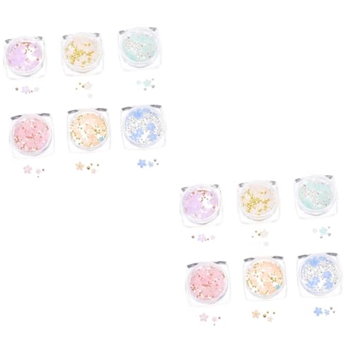 SAFIGLE 2 Sätze Nageldekorationen Farbwechselnde Nail Art Accessoires Für Nageldesigns Selbstklebende Ornamente Für Damen Für Diy Nail Art Projekte 6boxen*2 SAFIGLE 2 Sätze Nageldekorationen Farbwechselnde Nail Art Accessoires Für Nageldesigns Selbstklebende Ornamente Für Damen Für Diy Nail Art Projekte 6boxen*2 von SAFIGLE