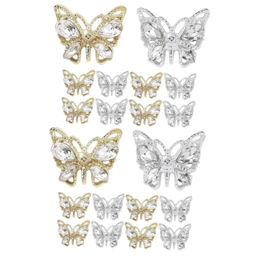 SAFIGLE 2 Sätze Nagelschmuck Bohrer Nagelanhänger Süßigkeiten Strass Schmetterlingsnägel Nagelanhänger Süße Nagel Schmetterlingsanhänger Trendig Für Nagelkunst 10 Stück * 2 SAFIGLE 2 Sätze Nagelschmuck Bohrer Nagelanhänger Süßigkeiten Strass Schmetterlingsnägel Nagelanhänger Süße Nagel Schmetterlingsanhänger Trendig Für Nagelkunst 10 Stück * 2 von SAFIGLE