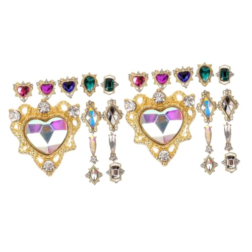 SAFIGLE 2 Sätze Nail Rhinestones Herzen Schmuck für DIY Nageldesign Teiliges aus Langlebige Dekorationen für Nägel und Bastelarbeiten SAFIGLE 2 Sätze Nail Rhinestones Herzen Schmuck für DIY Nageldesign Teiliges aus Langlebige Dekorationen für Nägel und Bastelarbeiten von SAFIGLE