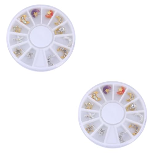 SAFIGLE 2 Sätze Rhinestone Aufkleber Für Nail Art Funkelnde Dekorationen Für Hochzeiten Partys Und Diy Projekte 12 Stücke * 2 SAFIGLE 2 Sätze Rhinestone Aufkleber Für Nail Art Funkelnde Dekorationen Für Hochzeiten Partys Und Diy Projekte 12 Stücke * 2 von SAFIGLE