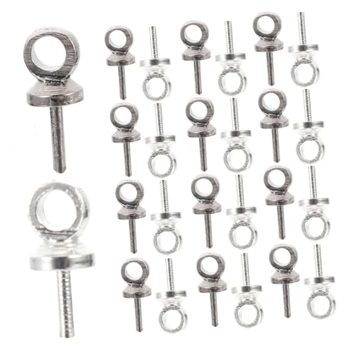 SAFIGLE 2 Sätze Schraubösen aus Reinem Kupfer Kleine DIY Schmuckzubehör Rostfreie Metallhaken für Armbänder Halsketten Ohrringe Vielseitig für Bastelprojekte und Schmuckherstellung SAFIGLE 2 Sätze Schraubösen aus Reinem Kupfer Kleine DIY Schmuckzubehör Rostfreie Metallhaken für Armbänder Halsketten Ohrringe Vielseitig für Bastelprojekte und Schmuckherstellung von SAFIGLE