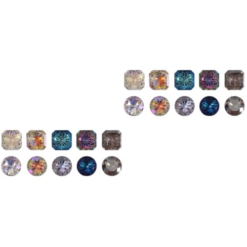 SAFIGLE 2 Sätze Teiliges Nagelstuds Dekoration Für Diy Nagelkunst Für Maniküre Und Kreative Designs Geeignet Für Anfänger Und Profis 10 Stück * 2 von SAFIGLE