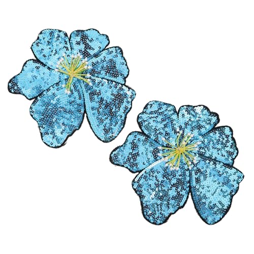 SAFIGLE 2 Stück Bestickte Stoffflicken für Kostüme Diy Kleidung Funkelnde Accessoires für Auftritte und Kreative Projekte von SAFIGLE