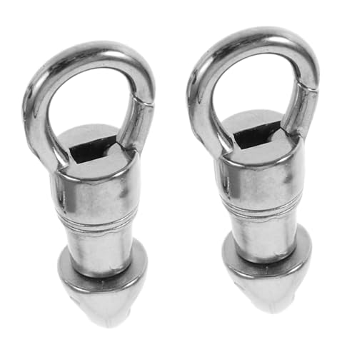 SAFIGLE 2 Stück Edelstahlverschluss für Diy Schmuckherstellung Rostfrei Einfache von Buddha Amuletten für Armbänder Silberfarben von SAFIGLE