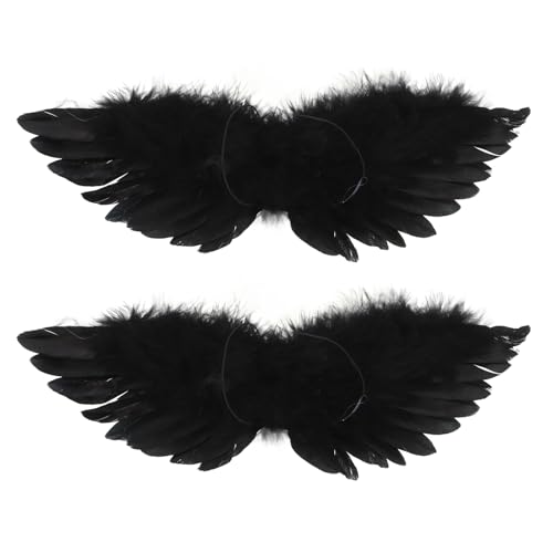 SAFIGLE 2 Stück Puppenflügel Anziehzubehör Flügelstützen Teufelsflügel Puppen-foto-requisiten Black Künstliche Feder SAFIGLE 2 Stück Puppenflügel Anziehzubehör Flügelstützen Teufelsflügel Puppen-foto-requisiten Black Künstliche Feder von SAFIGLE