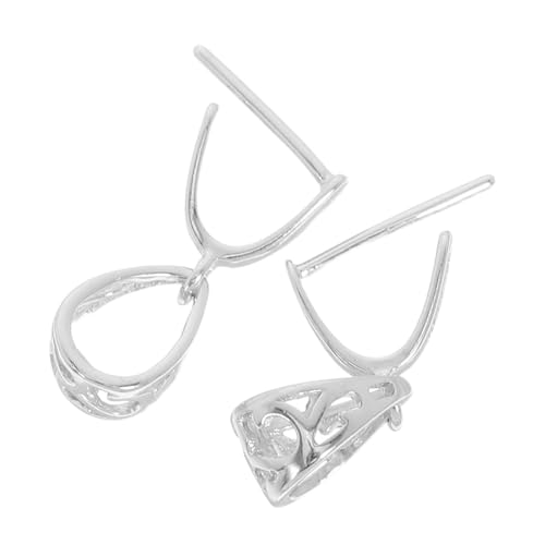 SAFIGLE 2 Stück Silberne Schmuckverbinder Mittlere Vielseitige Anhängerklemmen für Halsketten und Armbänder Leichter Eleganter Designverschluss für DIY Schmuckherstellung und Bastelbedarf SAFIGLE 2 Stück Silberne Schmuckverbinder Mittlere Vielseitige Anhängerklemmen für Halsketten und Armbänder Leichter Eleganter Designverschluss für DIY Schmuckherstellung und Bastelbedarf von SAFIGLE